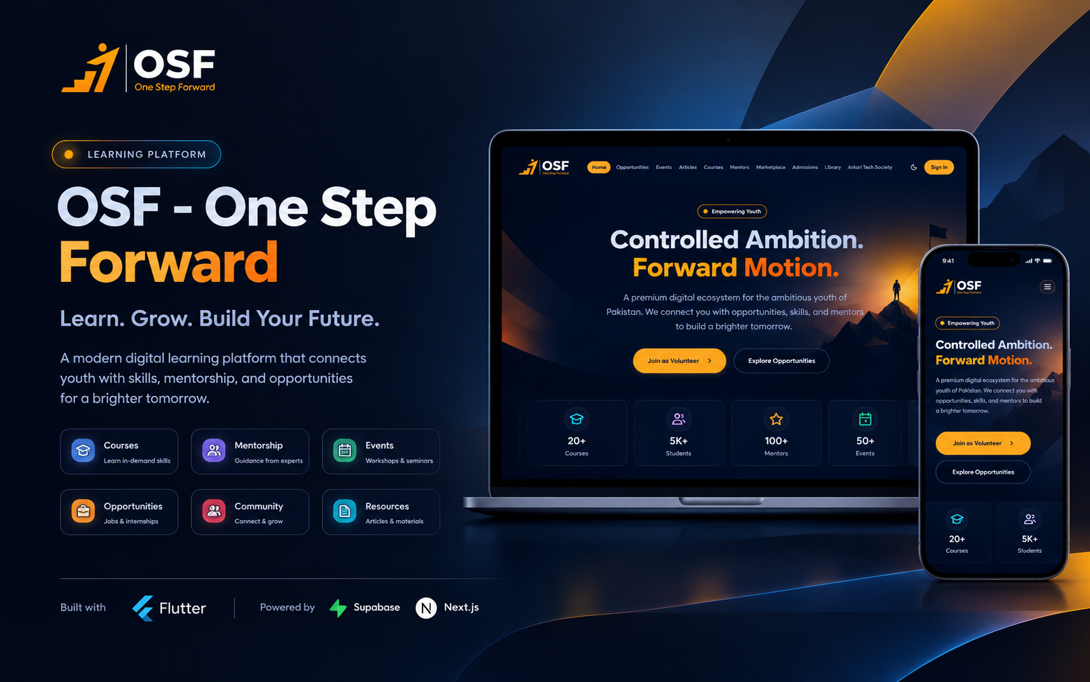 One Step Forward — main screen